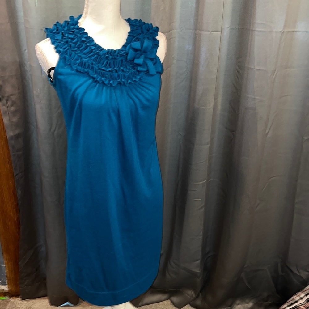 🌟 Dress size 6 AA studio AA teal turquoise blue